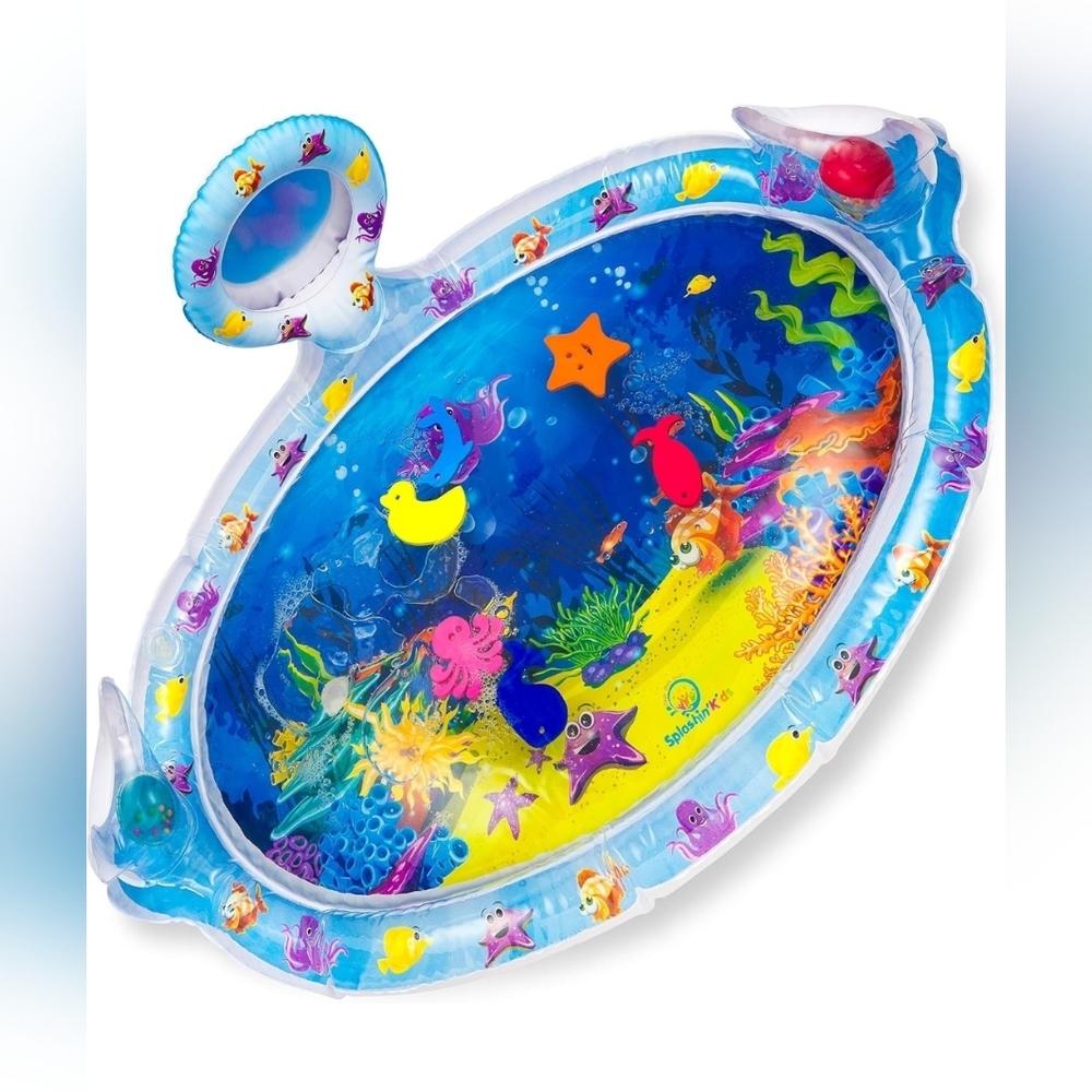 Splashin'kids-Underwater Adventure Inflatable Play Mat For Tummy Time